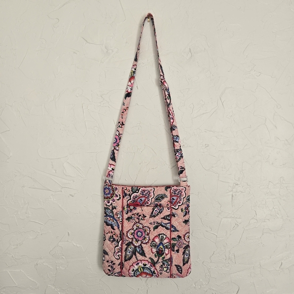 Vera Bradley Pink Paisley Floral Hipster Bag - Picture 6 of 9